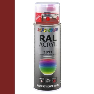 Afbeelding van Dupli Color Ral Acryl 3011 Bruin Rood Hoogglans 400 ml