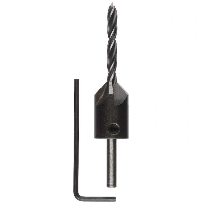 Image de BOSCH 2608596392 mèche hélicoïdale à bois avec fraise 5 x 45 85 mm