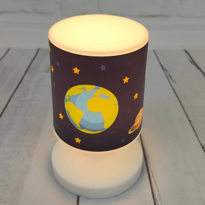 Afbeelding van LED accu tafellamp Weltall, USB, IP44