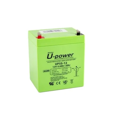 Afbeelding van Master U Power Loodaccu AGM 12 V 5 Ah F1 4,8 mm