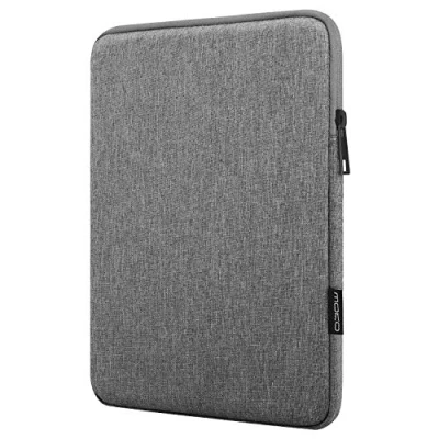 Afbeelding van MoKo Beschermhoes van polyester, compatibel met iPad Mini 5/4/3/2/1, Galaxy Tab S2 8.0, A NeuTab 7 inch, ZenPad Z8s 7.9/Tablet (7 8 inch/iPad (6e generatie) 8,3 inch 2021, lichtgrijs