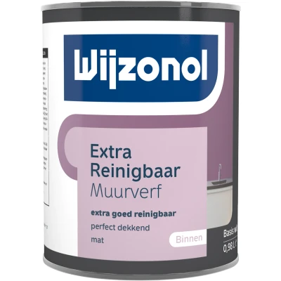 Afbeelding van Wijzonol Muurverf Extra Reinigbaar 1 liter Muurverven