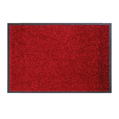 Afbeelding van ASTRA Duurzame deurmat, parel, antislip, binnenmat, entreemat, mat (rood, 40 x 60 cm)