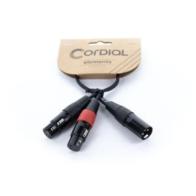 Afbeelding van Cordial EY 0.3 MFF Y Adapterkabel 0,3 m Insert kabel
