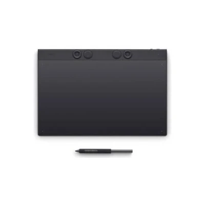 Image de Wacom Intuos Pro Numériseur grand droitiers et gauchers 34.9 x 19.5 cm électromagnétique 3 boutons sans fil, filaire USB, Bluetooth