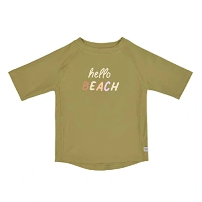 Afbeelding van Lässig Zwemshirt Rashguard Korte Mouw Splash &amp; Fun Hello Beach moss, 19 24 mnd. Maat 92