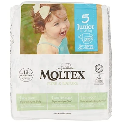 Afbeelding van Moltex Pure &amp; Nature Luiers Junior (11 25 kg)