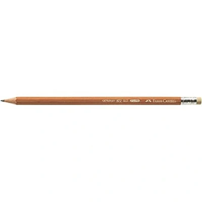 Afbeelding van Faber Castell grafietpotlood 1117 HB gevernist met gumdop FC 111714