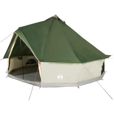 Image de vidaXL Tente familiale tipi 6 personnes vert imperméable4009438