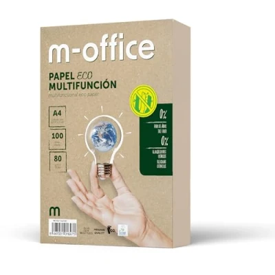 Afbeelding van 250 vellen gerecycled papier, DIN A4, 80 g, 100% m office papier (100 vellen)