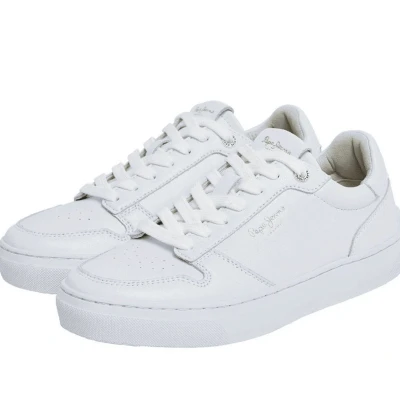 Afbeelding van Pepe Jeans Camden Supra W Sneakers laag, Dames, Maat: 36, Factory white