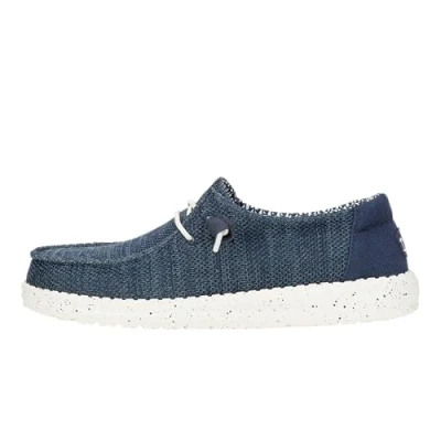 Afbeelding van HEYDUDE Wendy Streetch Sox Instappers blauw Dames Maat 41