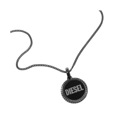 Afbeelding van Diesel Herenketting met hanger van Roestvrij staal, Geen edelsteen