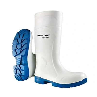 Image de Dunlop Purofort laars MultiGrip S4 wit, maat 48, Geschikt voor Veehouderij