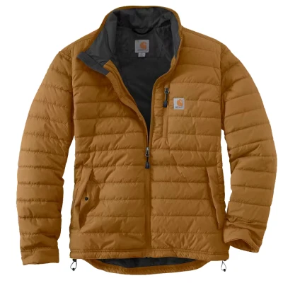 Afbeelding van Carhartt Gilliam Jas Lightweight Insulated Jacket Rain Defender Brown Heren Maat XXL (valt als XXXL)