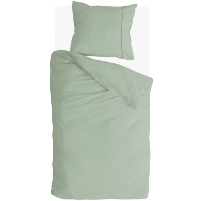 Afbeelding van Walra Dekbedovertrek Remade Uni Essence 140x220 100% katoen Groen