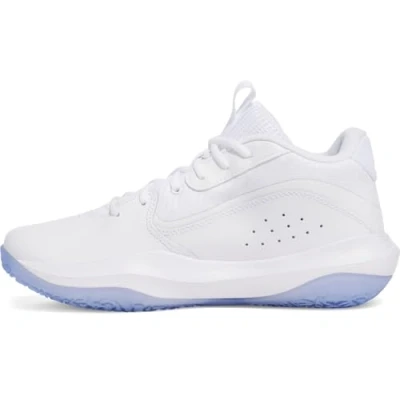 Afbeelding van Under Armour Court Performance Lockdown Basketbalschoenen white, Maat: 47, White Leer/ synthetisch