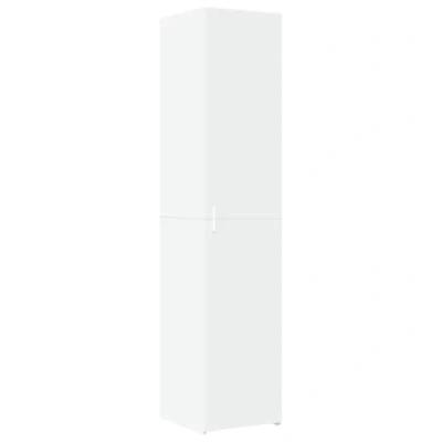 Image de vidaXL Buffet haut blanc 40x42,5x185 cm bois d&#039;ingénierie3281399