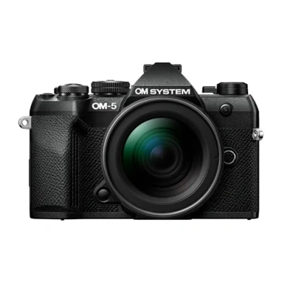 Afbeelding van OM SYSTEM 5 Mark II zwart + 12 45mm F/4.0 Pro