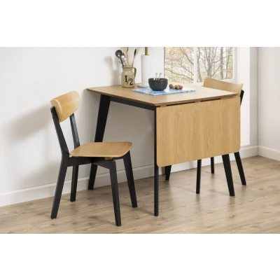 Afbeelding van Eettafel Levi MDF Naturel Uitschuifbaar 80/120cm Giga Living