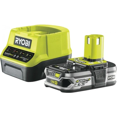 Afbeelding van Charger and rechargeable battery set Ryobi RC18120 125 Litio Ion 2,5 Ah 18 V