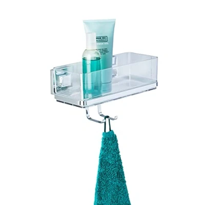 Afbeelding van Wenko Doucherek Vacuum loc Quadro 25,5 X 15 Cm Rvs Chroom