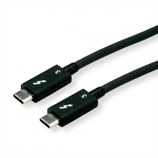 Afbeelding van Thunderbolt 3 kabel Roline 1 meter (20 Gbps, 5K@60Hz, USB 3.1)