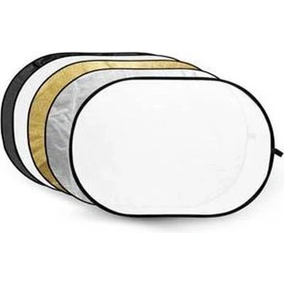 Afbeelding van Godox reflectieschermen 5 in 1 Gold, Silver, Black, White, Translucent 100x150cm