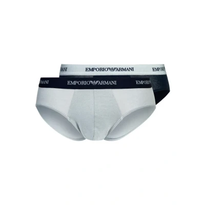 Afbeelding van Emporio Armani 2 PACK Slip, Heren, Maat: Small, Blue/grey