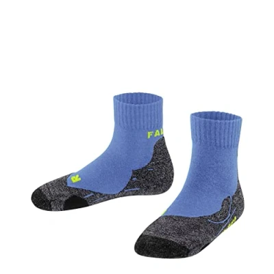 Afbeelding van Falke TK2 Short Trekking Functional Mediumcushioned Sportsokken voor kinderen, Maat: 27/30, Blue note