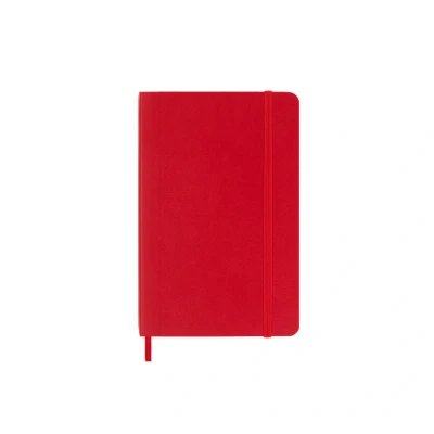 Afbeelding van Moleskine Notitieboek Pocket Blanco Zachte Kaft Scarlet Red