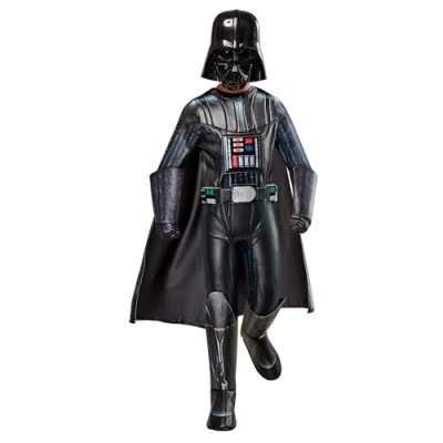 Afbeelding van Rubies Darth Vader Premium kostuum voor jongens en meisjes, compleet luxe kostuum, masker, cape handschoenen, officieel Star Wars, uniseks, cosplay, verjaardag feestjes