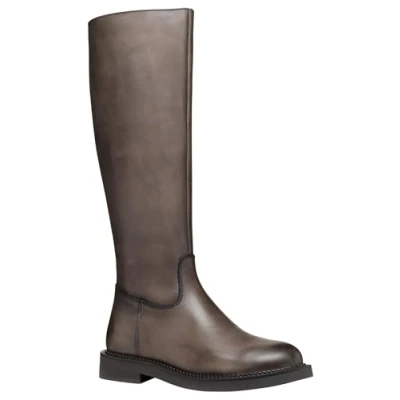 Afbeelding van Geox Serilda Laarzen, Dames, Maat: 39, Taupe Leer
