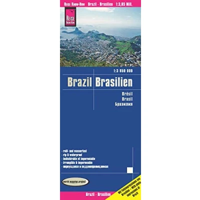 Afbeelding van Reise Know How Landkarte Brasilien / Brazil (1:3.850.000)