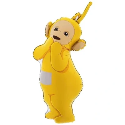 Afbeelding van Toyland® Teletubbies 81 cm gele ballon in de vorm van een &quot;LaLa&quot; Kinderfeestdecoraties