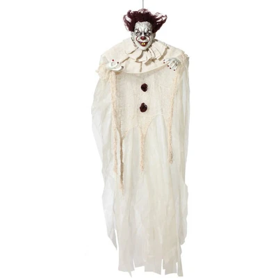 Afbeelding van Hangende Clown Halloween (130 x 96 14 cm) Beige Multicolour 130 cm (3 Stuks)