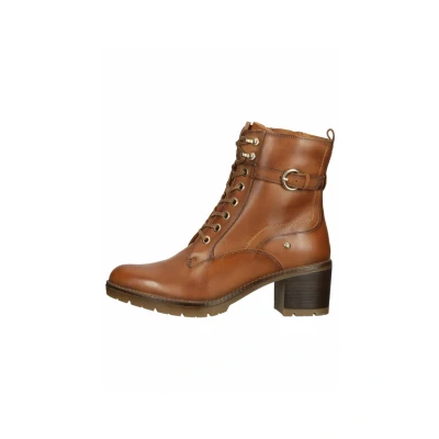 Afbeelding van Pikolinos Llanes W7H Veterboots, Dames, Maat: 36, Light brown Leer