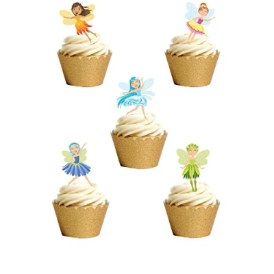 Afbeelding van Top That 12 stuks eetbare wafelpapieren taartdecoraties
