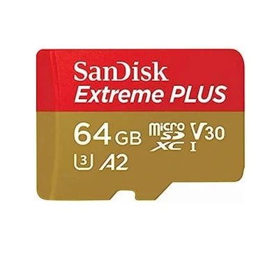 Afbeelding van Micro SD Memory Card with Adaptor Western Digital SDSQXBU 064G GN6MA