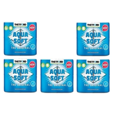 Afbeelding van 5 x Aqua papier, zacht, canvas, thetford, caravan chemisch toilet, onderhoud