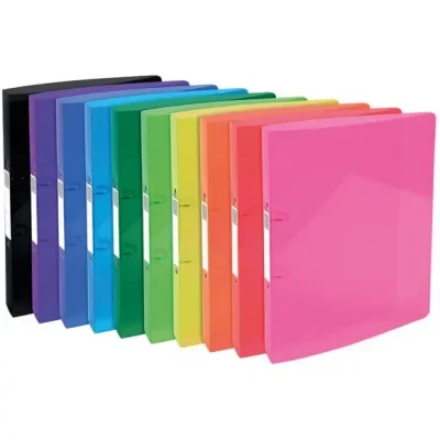 Afbeelding van Exacompta Iderama ringmap, voor ft A4, Uit PP met softcover, 2 ringen van 30 mm, geassorteerde kleuren