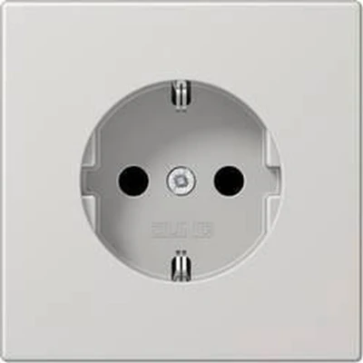Afbeelding van Jung LS1520LG Wandcontactdoos met randaarde Inzetstuk 1 voudig Grijs