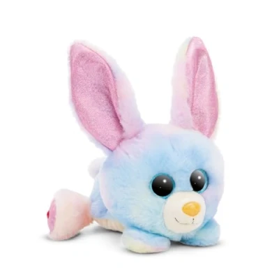 Afbeelding van GLUBSCHIS pluche knuffeldier Rainbow Candy Konijn 25 cm Veelkleurig Zacht dier om te knuffelen, spelen, voor kinderen en volwassenen, geweldig cadeau idee