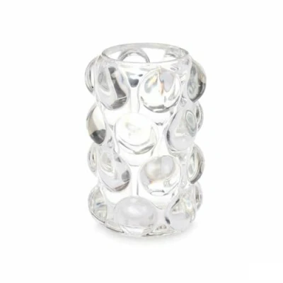 Afbeelding van Kaarshouder Microbolletjes Transparant Kristal 8,4 x 12,5 cm (12 Stuks)