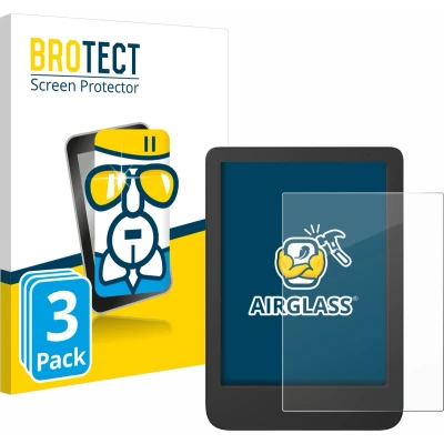 Afbeelding van BROTECT Screenprotector voor Tolino Shine 5 Color 2024 Folie Beschermfolie Beschermglas transparant (3 Stuks)