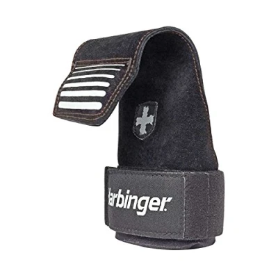 Afbeelding van Harbinger Pro Lifting Grip Straps Zwart S/M