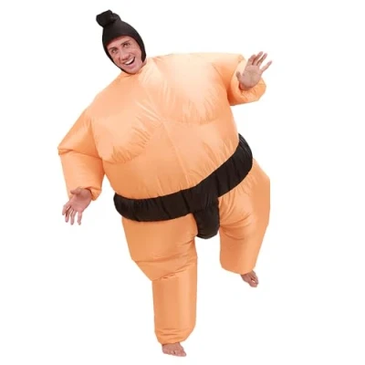 Afbeelding van Opblaasbaar sumoworstelaar kostuum Verkleedkleding One size