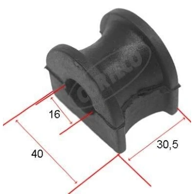 Afbeelding van CORTECO 21652984 Stabilisatorstang Rubbers 16 40 FORD: FIESTA 4