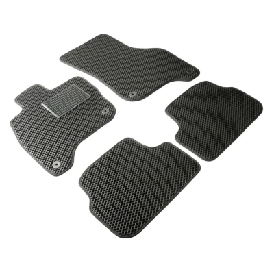 Afbeelding van WALSER Qlean 55009 Vloermatset Rubber voor en achter 4 zwart VOLKSWAGEN: Tiguan II