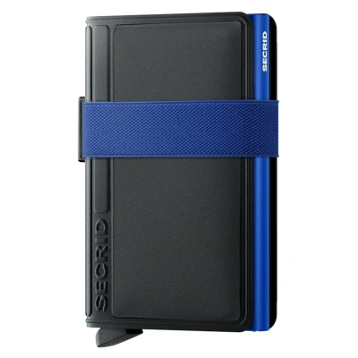 Afbeelding van Secrid Bandwallet TPU black/cobalt Dames portemonnee